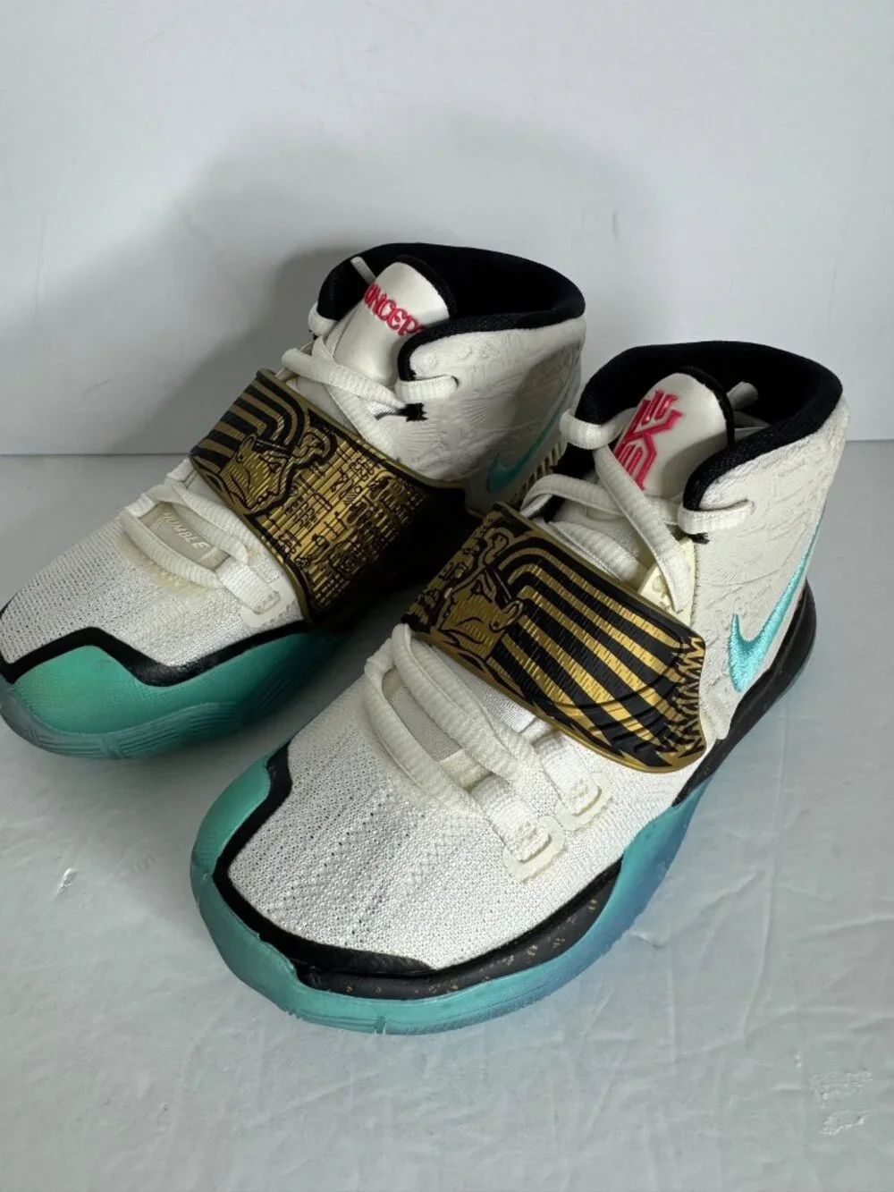 Concepts x Nike Kyrie 6 PS Golden Mummy High Top Sneaker kids US 12 C EU 29.5 - Picture 4 of 8